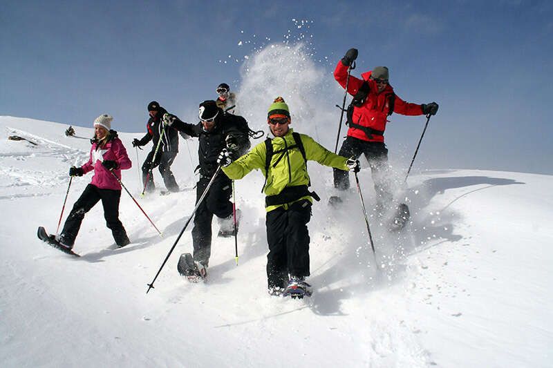 Schneeschuhwandern im Skigebiet Hochzeiger in Jerzens