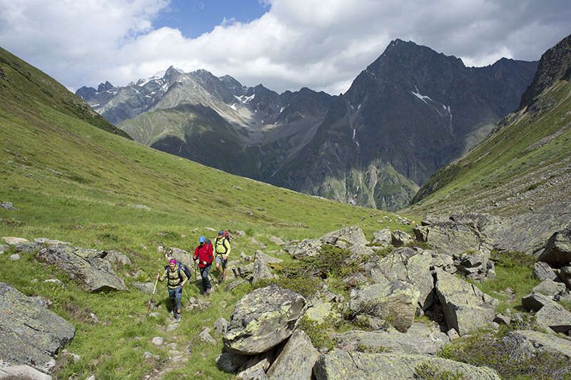 Wandern im Sommer im Pitztal